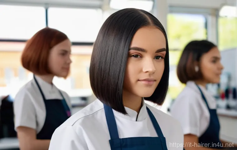 헤어디자이너의 첫걸음 - **Prompt:** A vibrant, sunlit Italian hairdressing academy classroom. A diverse group of young, enth... 헤어디자이너의 첫걸음 - **Prompt:** A vibrant, sunlit Italian hairdressing academy classroom. A diverse group of young, enth...