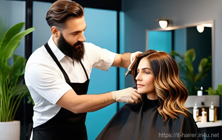 헤어디자이너의 첫걸음 - **Prompt:** A vibrant, sunlit Italian hairdressing academy classroom. A diverse group of young, enth... 헤어디자이너의 첫걸음 - **Prompt:** A vibrant, sunlit Italian hairdressing academy classroom. A diverse group of young, enth...