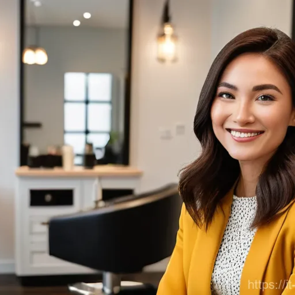 헤어디자이너 첫 고객 응대 실수 - **Prompt: The Art of First Contact and Active Listening**
    "A vibrant, upscale hair salon interio...